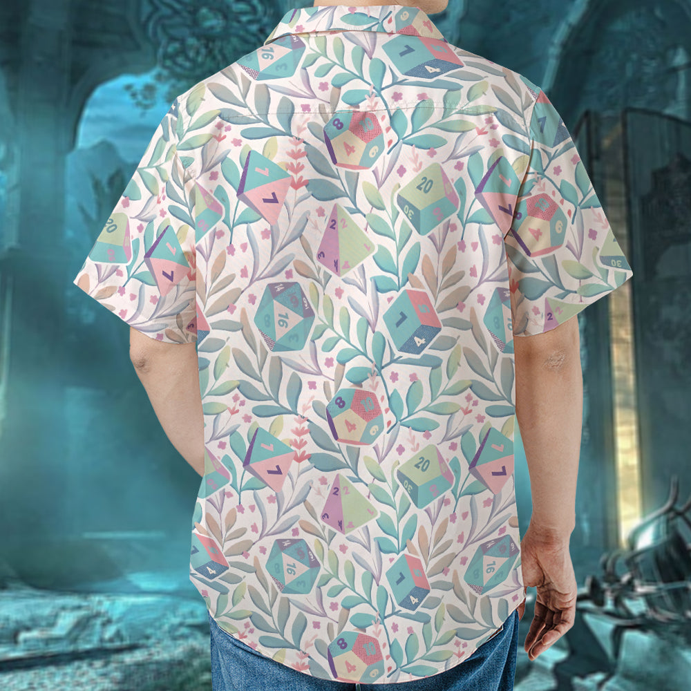Soft Flower Dice Hawaiian Shirt
