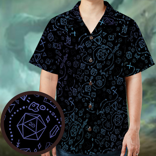 The Adventure Begins RPG Hawaiian Shirt