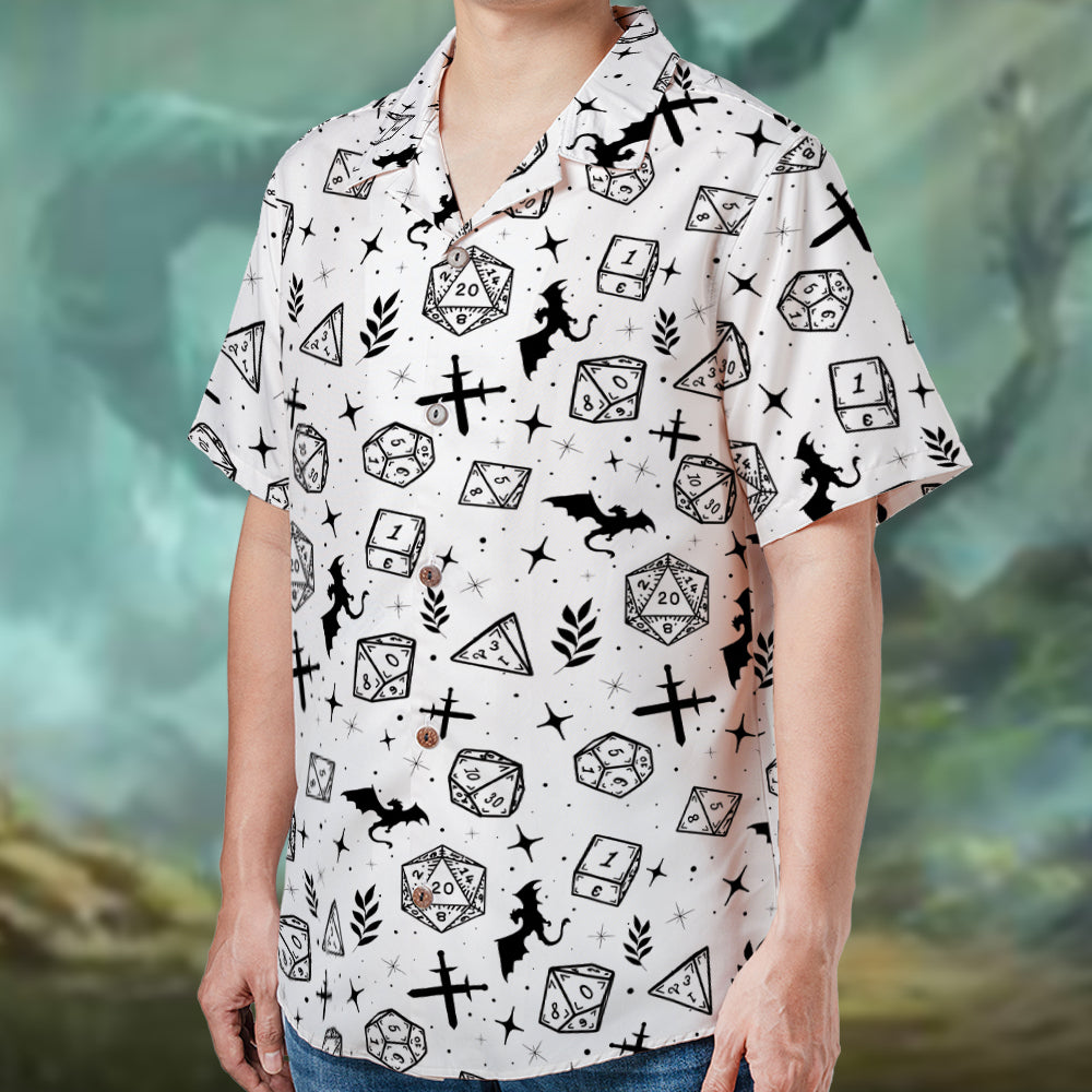 Multi Dices RPG Hawaiian Shirt