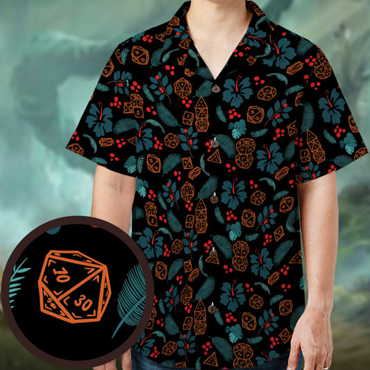 Floral Dice Hawaiian Shirt