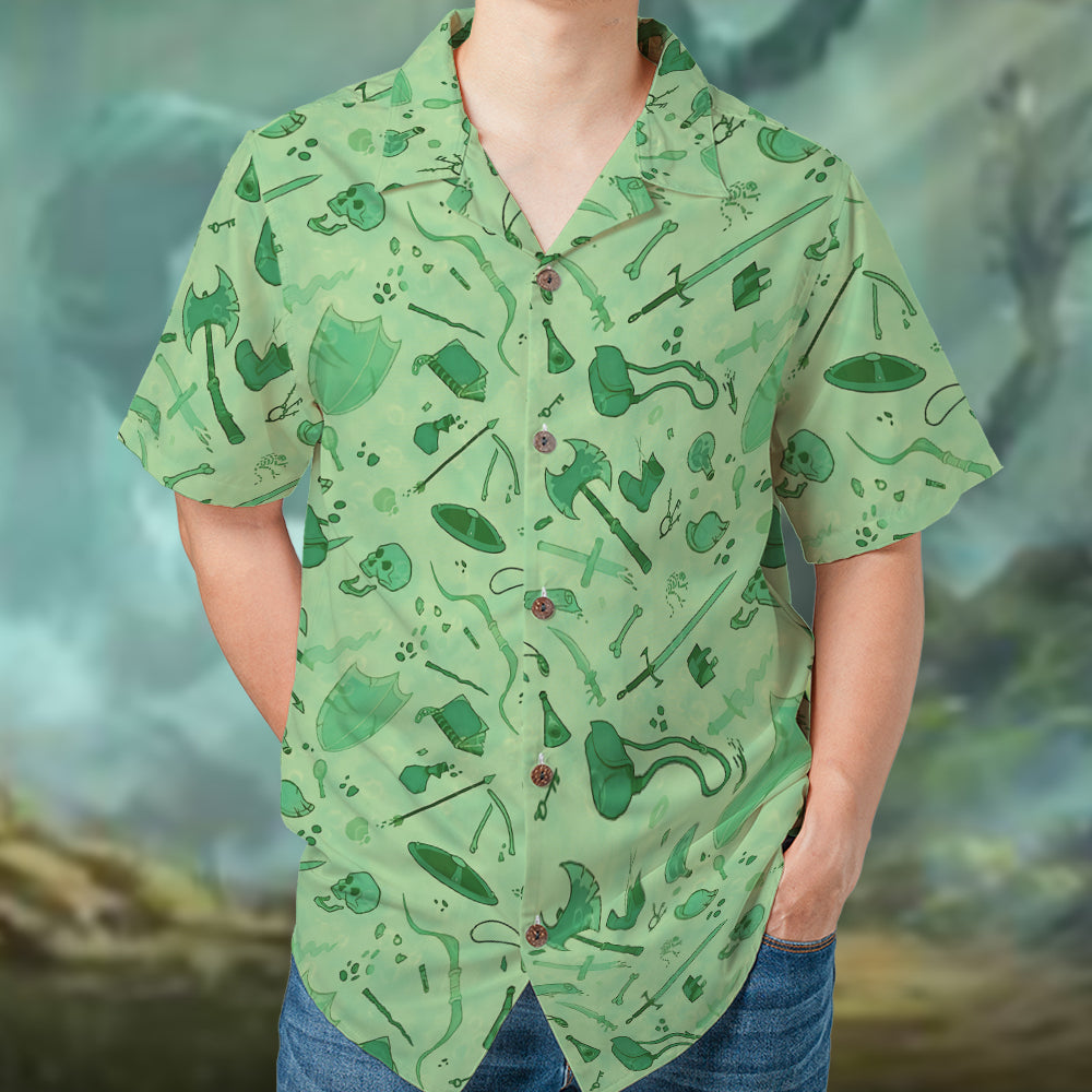 Inside the Gelatinous Cube Hawaiian Shirt