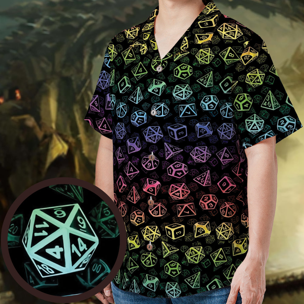 Classic Rainbow Dice Hawaiian Shirt