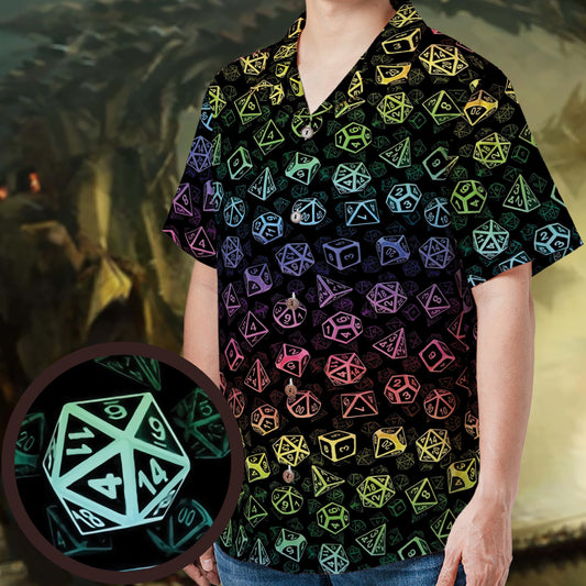 Classic Rainbow Dice Hawaiian Shirt