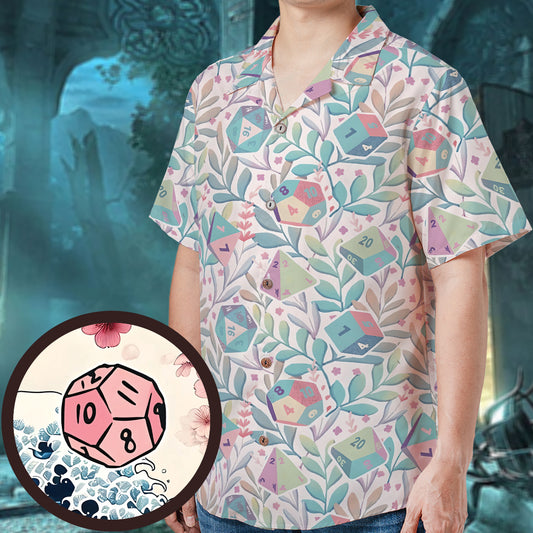 Soft Flower Dice Hawaiian Shirt