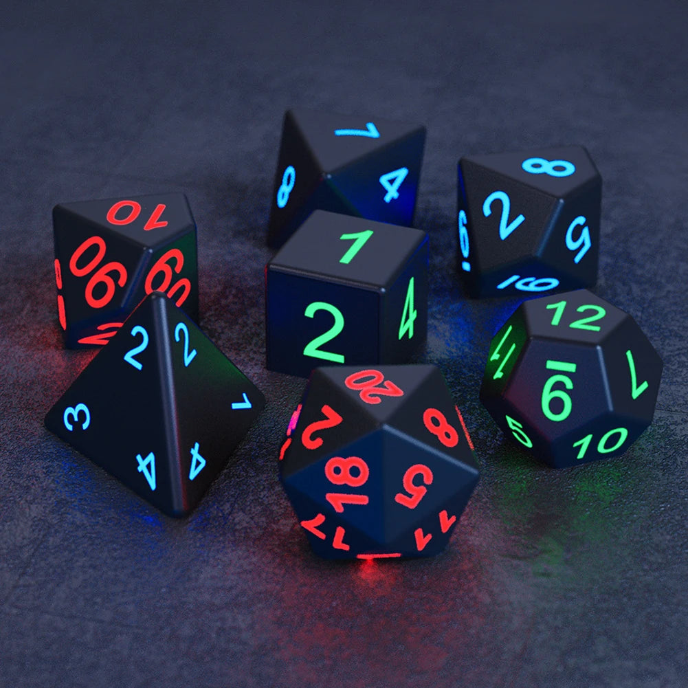 Electronic Luminous LED Dice Set