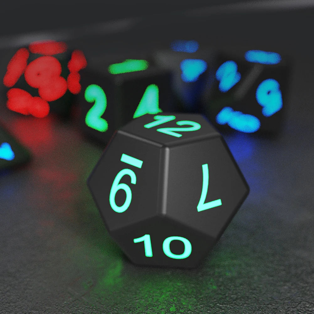 Electronic Luminous LED Dice Set