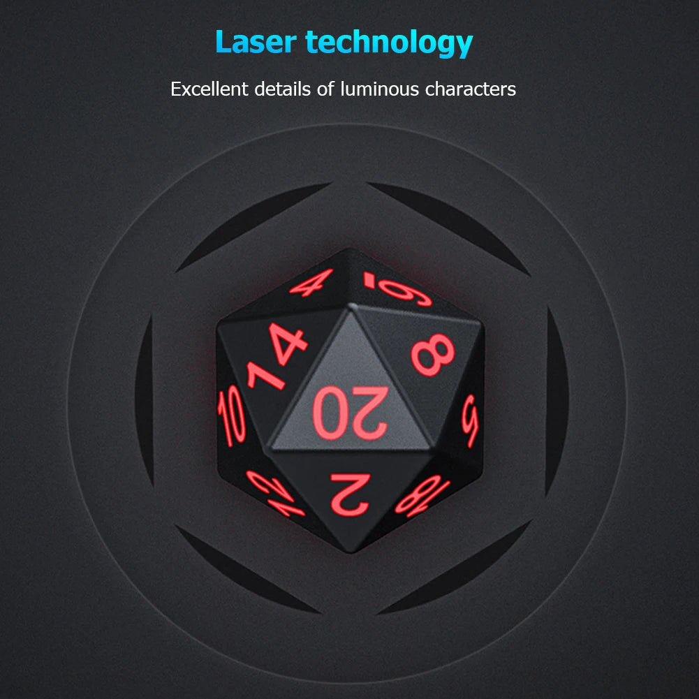 Electronic Luminous LED Dice Set