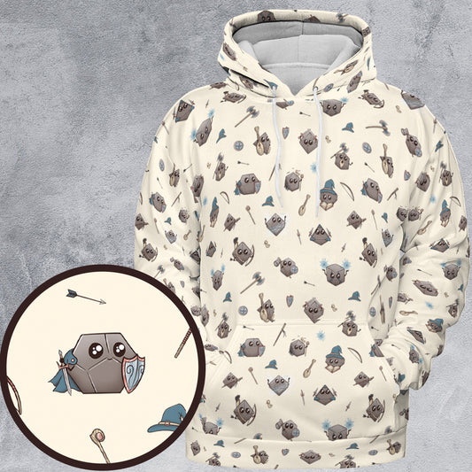 Classic Kawaii Dice All-over Print Hoodie