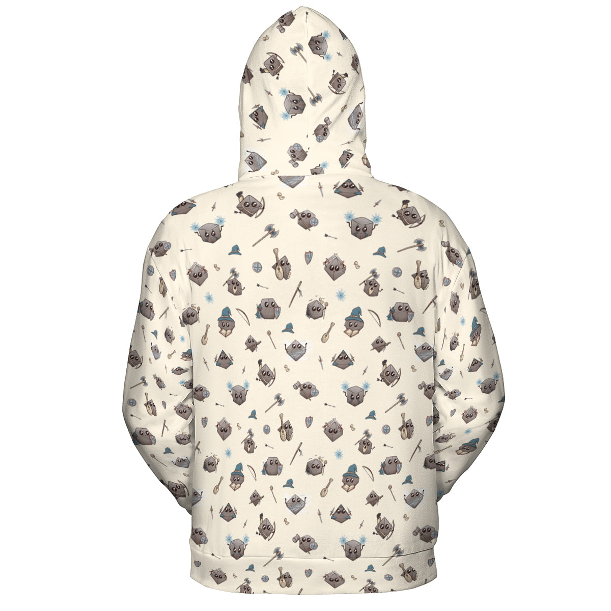 Classic Kawaii Dice All-over Print Hoodie
