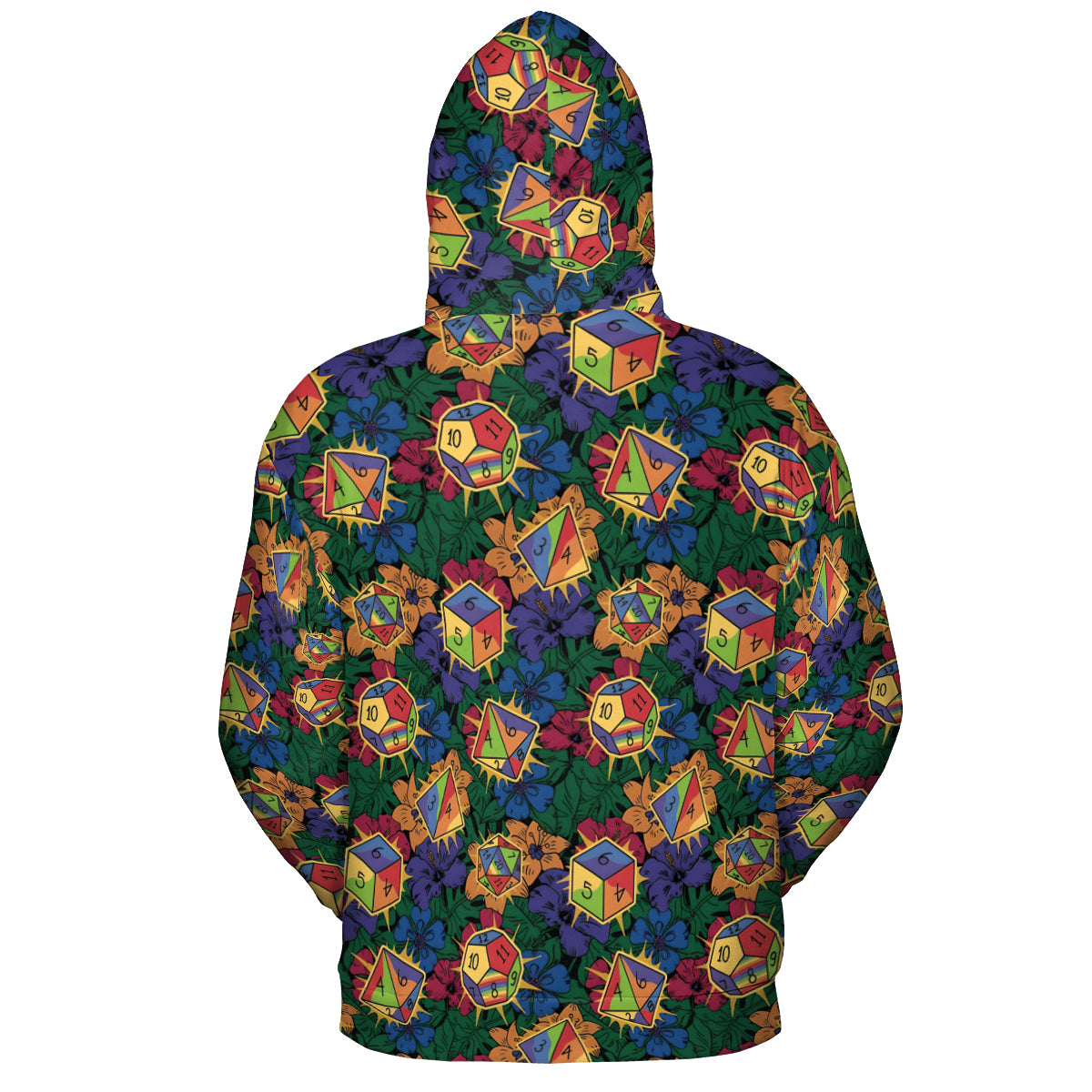 Rainbow Dice All-over Print Hoodie