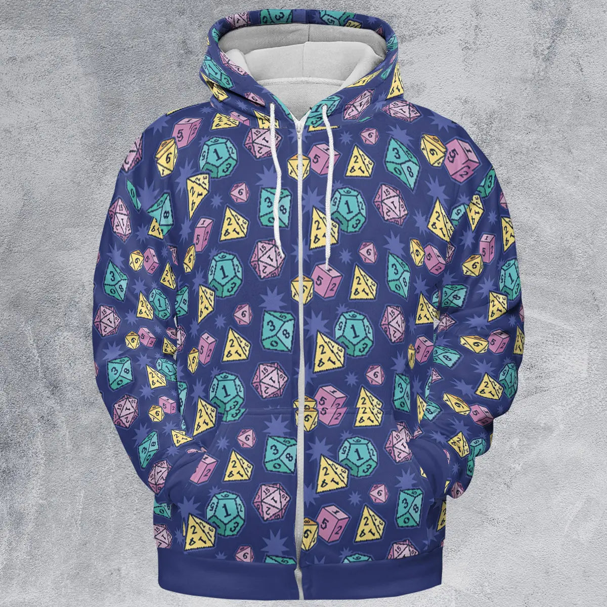 Pixel Dice All-over Print Hoodie