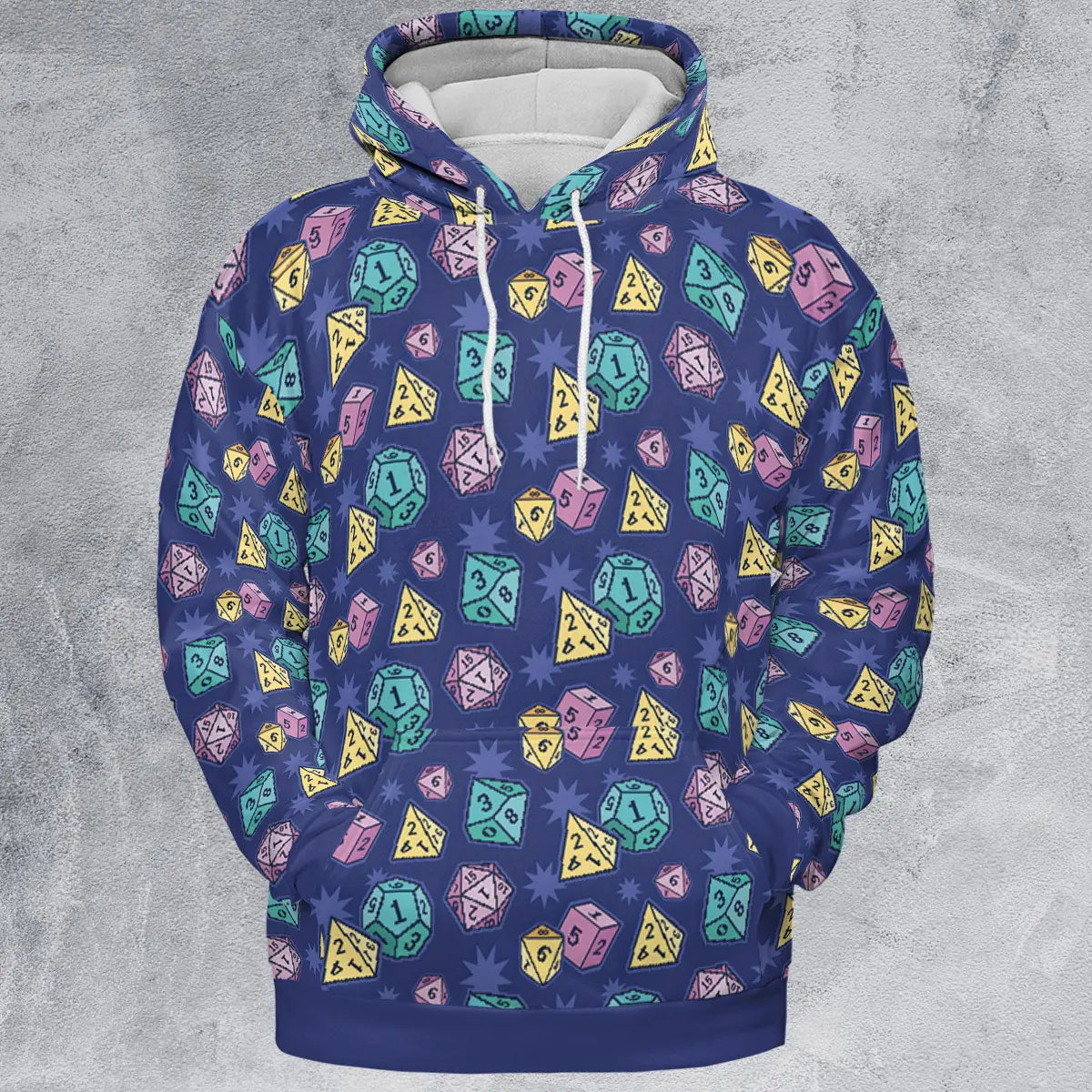 Pixel Dice All-over Print Hoodie