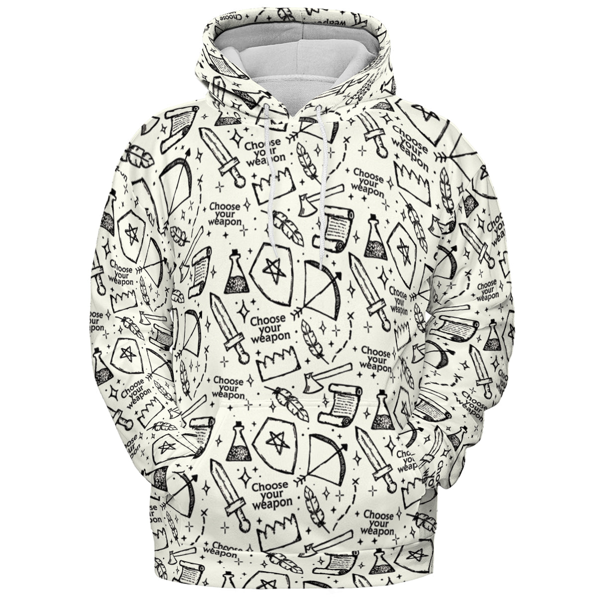 Choose Your Weapon All-over Print Hoodie