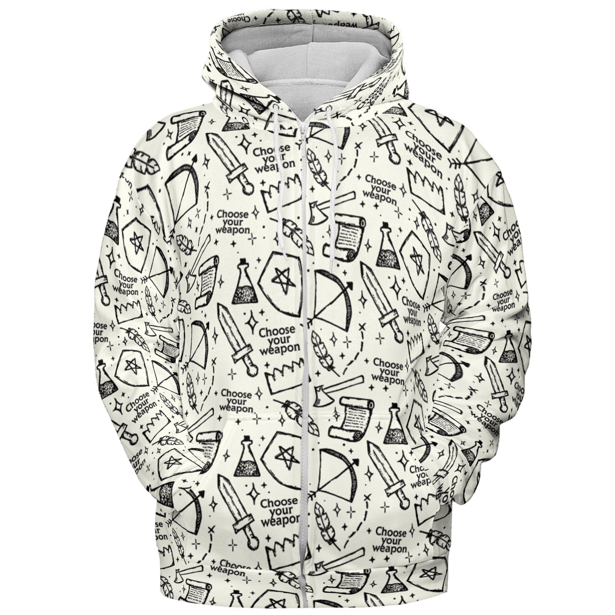 Choose Your Weapon All-over Print Hoodie