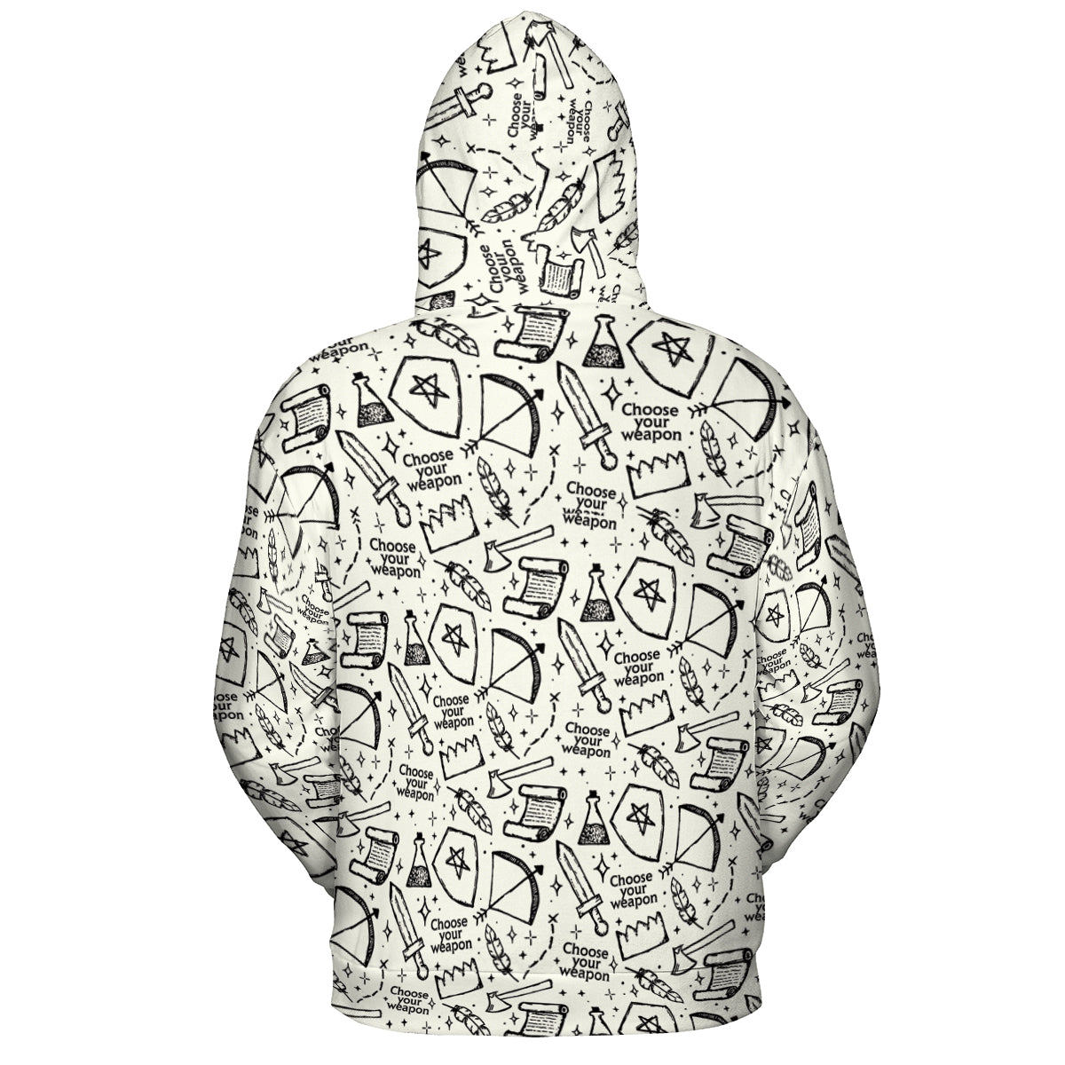Choose Your Weapon All-over Print Hoodie