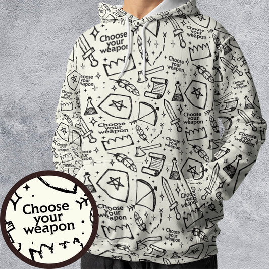 Choose Your Weapon All-over Print Hoodie