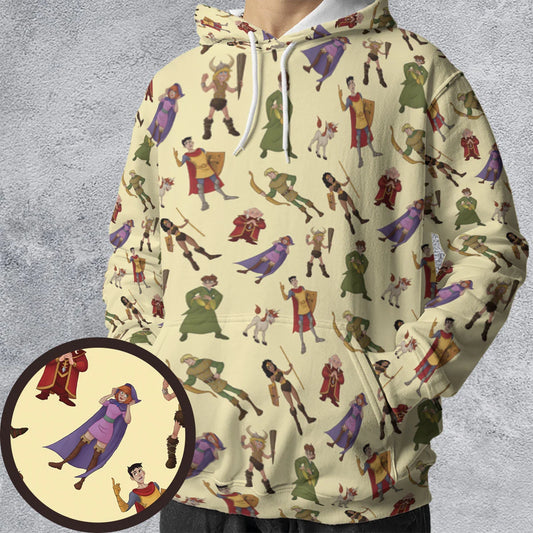 RPG Characters All-over Print Hoodie