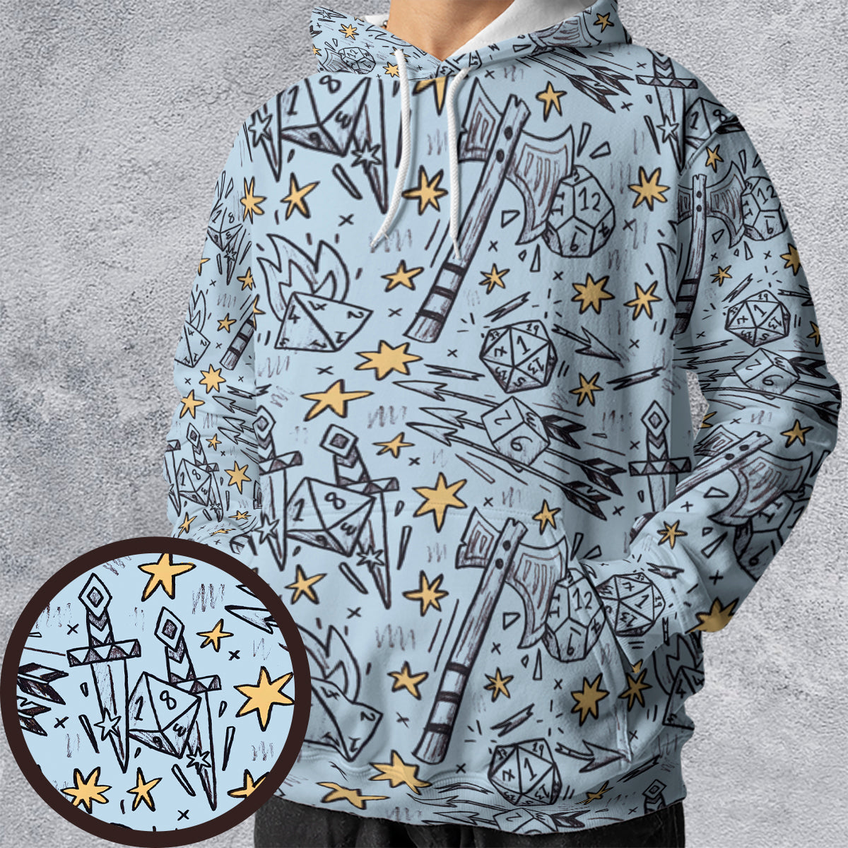 Dice Game All-over Print Hoodie