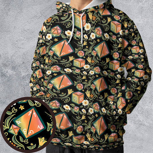 Dice Plant All-over Print Hoodie