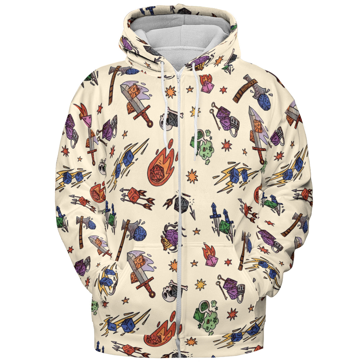 Dice World  All-over Print Hoodie