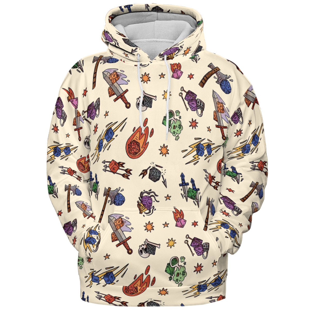 Dice World  All-over Print Hoodie