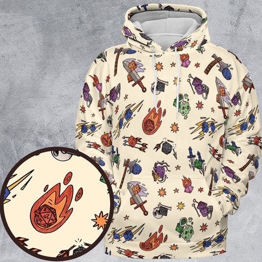 Dice World  All-over Print Hoodie