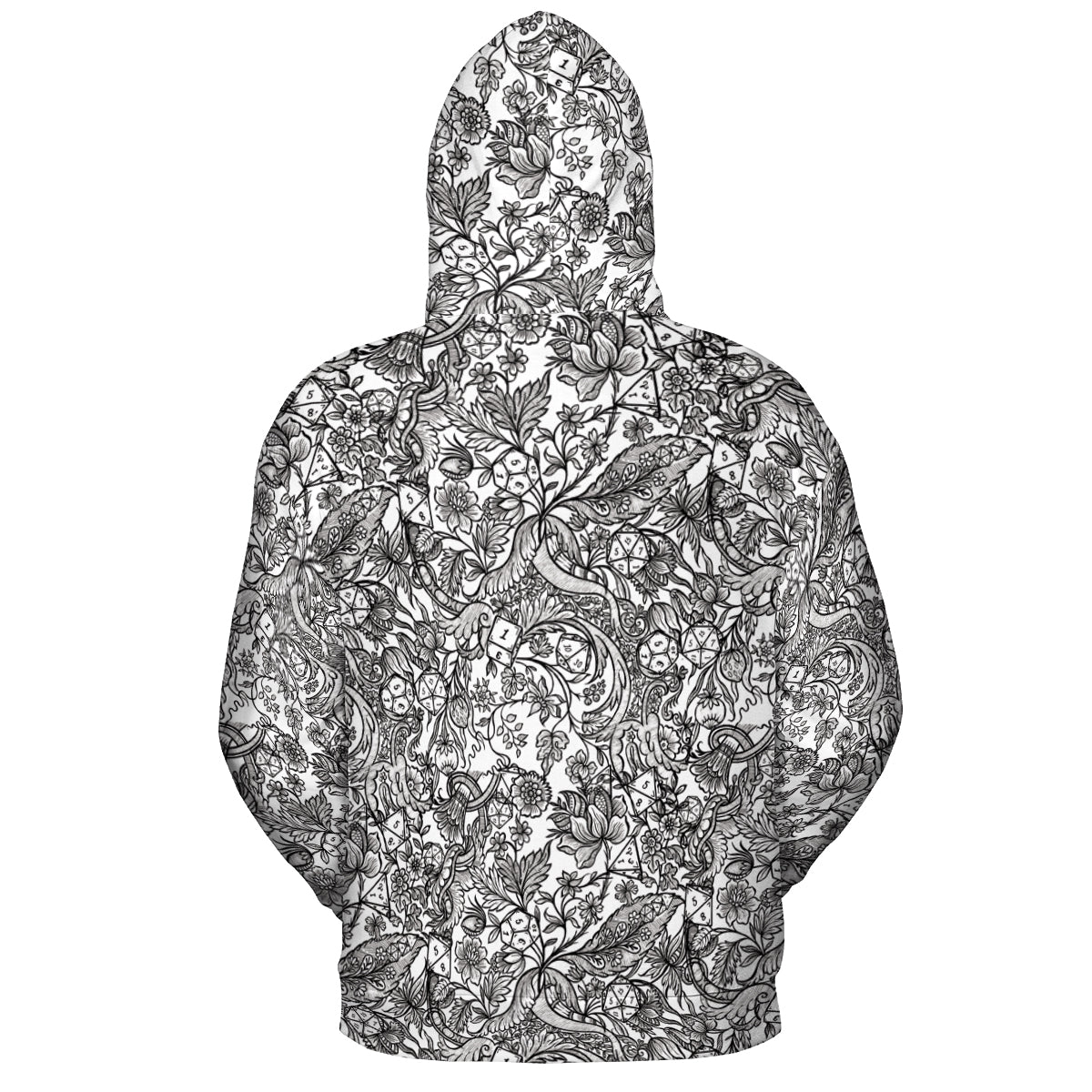 Fantasy Flower Dice All-over Print Hoodie
