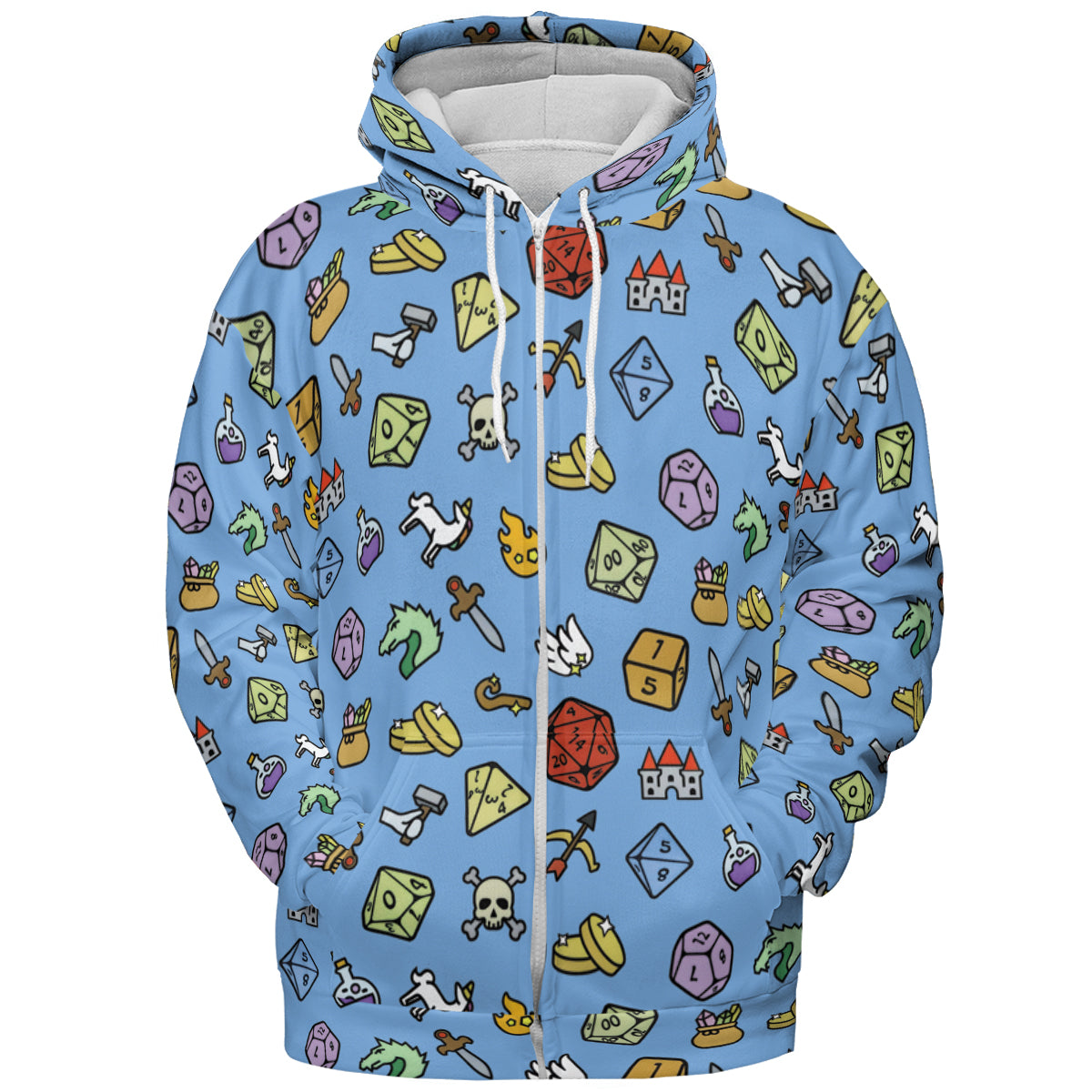 Fantasy Icon RPG All-over Print Hoodie