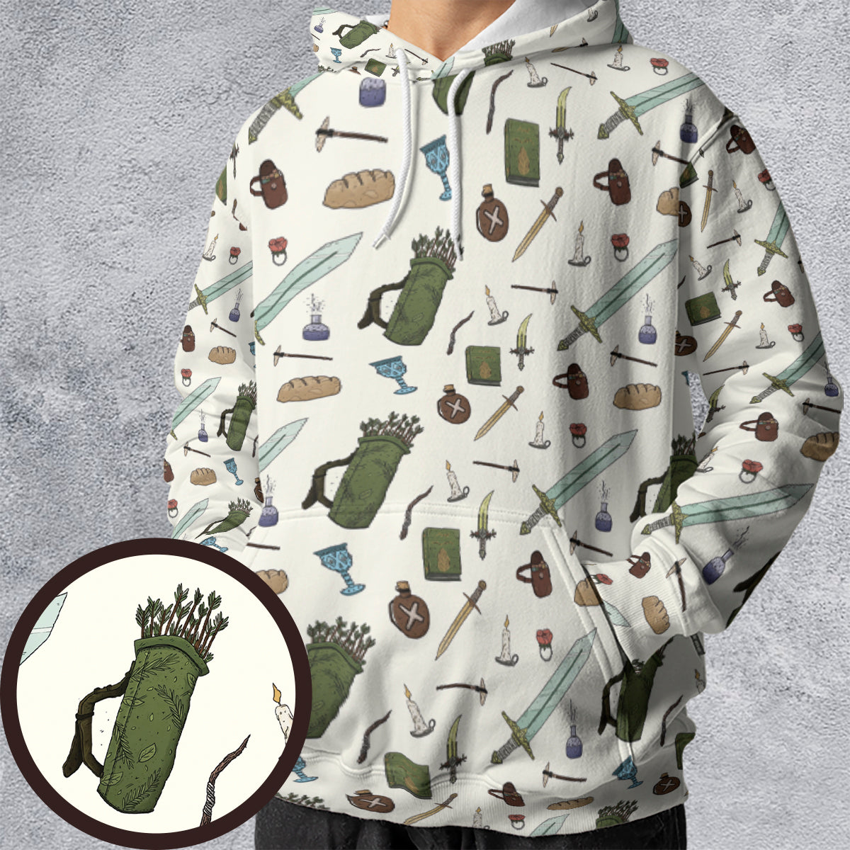 Items For The DMs  All-over Print Hoodie