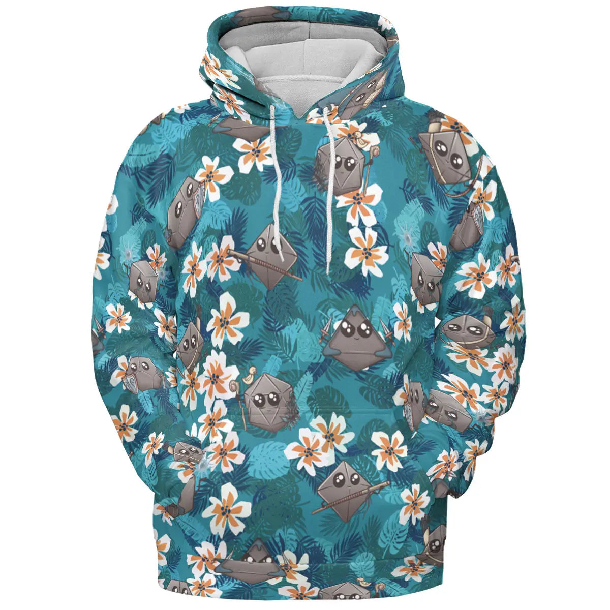 Kawaii Dice All-over Print Hoodie