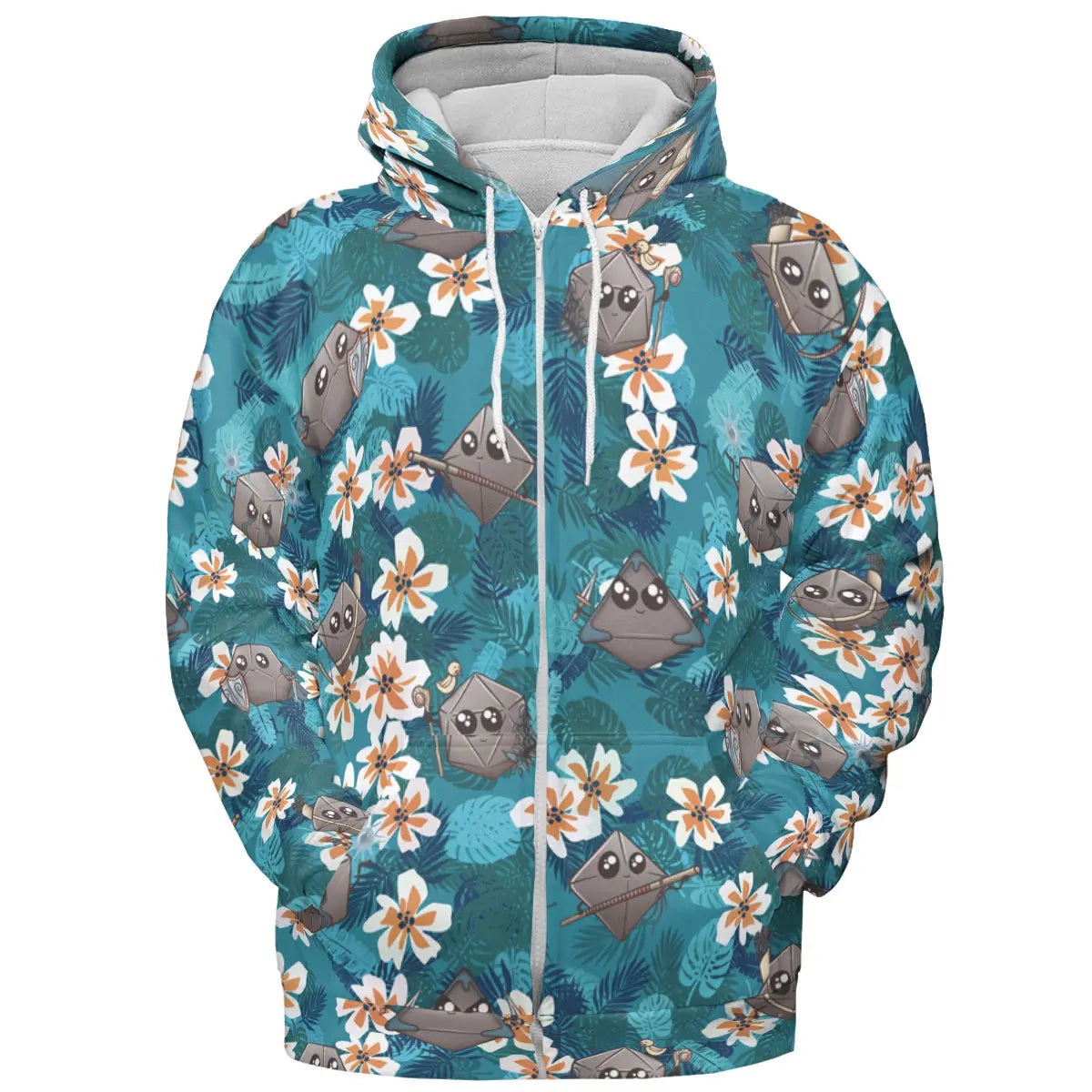 Kawaii Dice All-over Print Hoodie