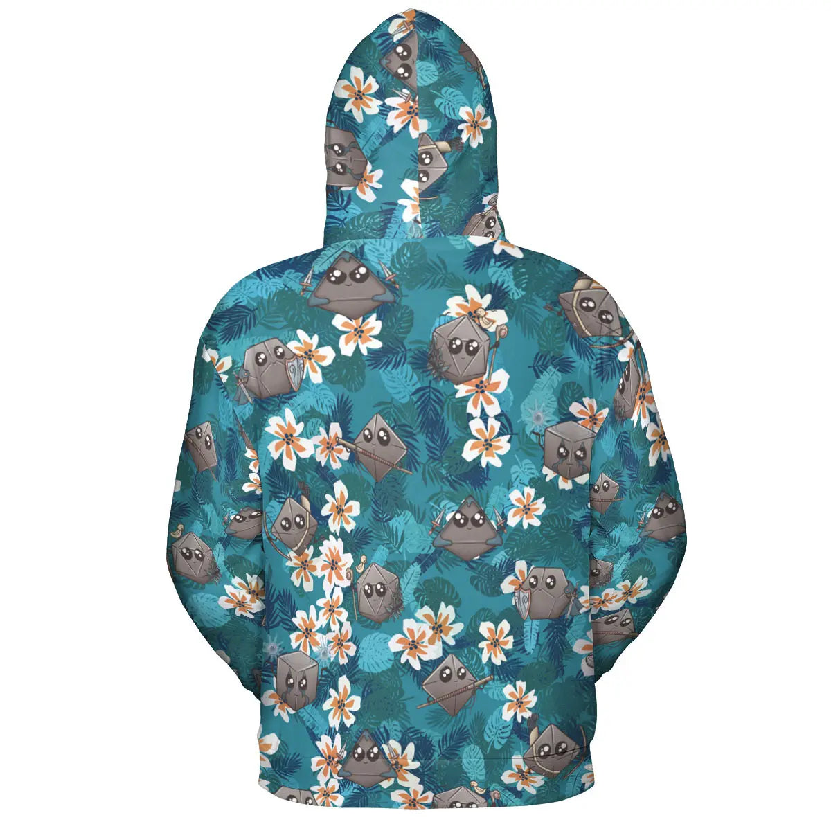 Kawaii Dice All-over Print Hoodie