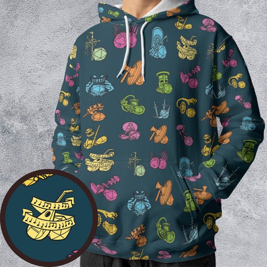 RPG Classes All-over Print Hoodie