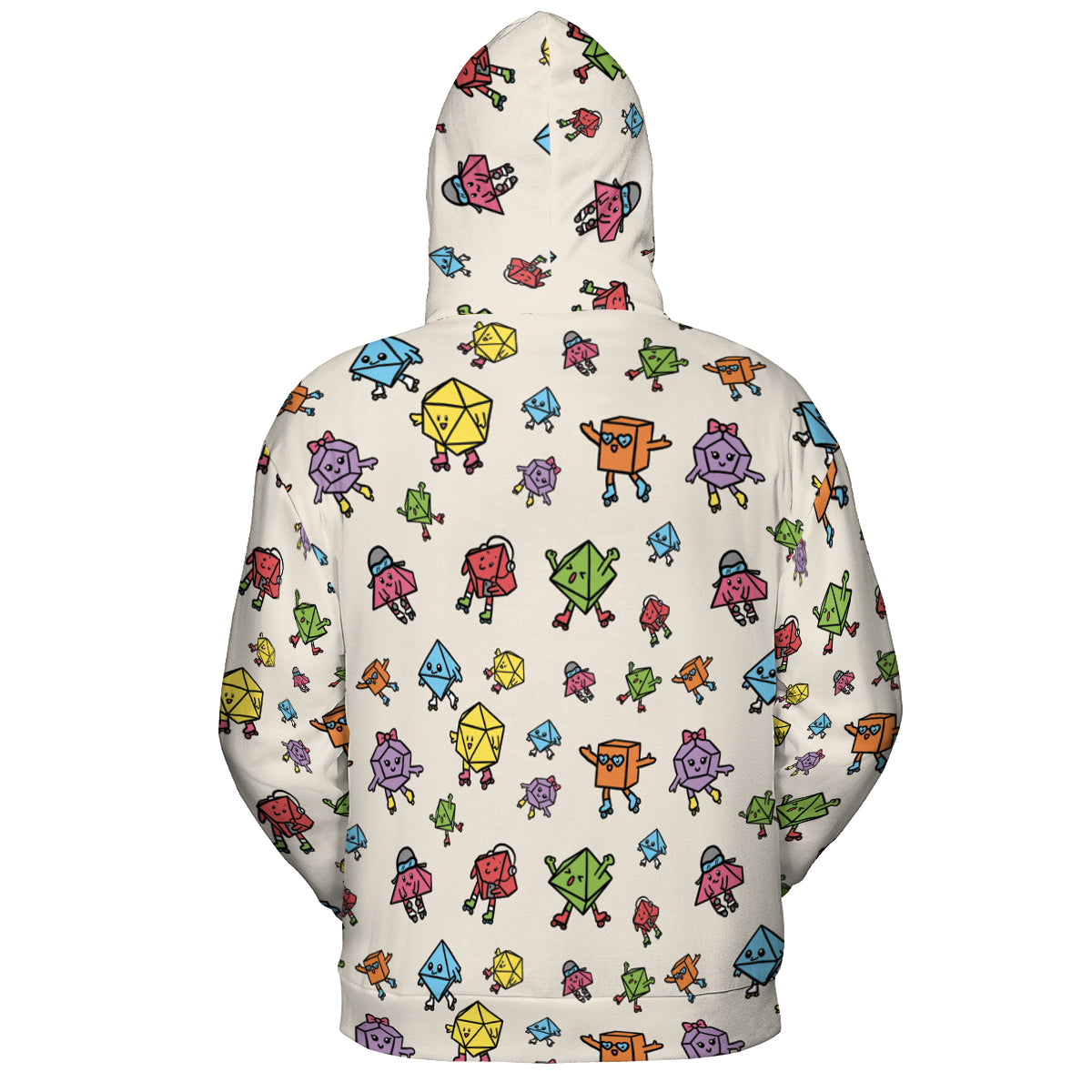 Rollerskating Dice All-over Print Hoodie