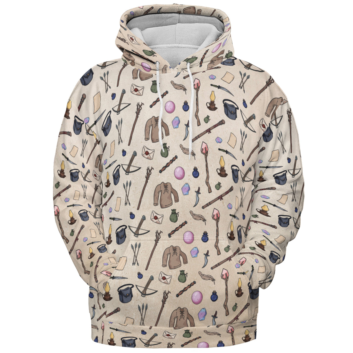 Sorcerer's Inventory All-over Print Hoodie