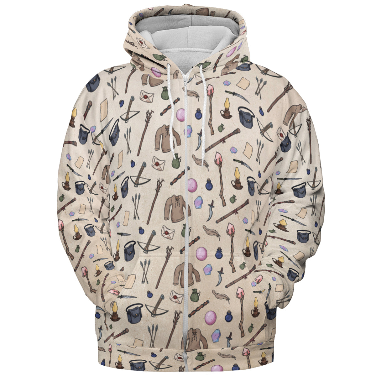 Sorcerer's Inventory All-over Print Hoodie