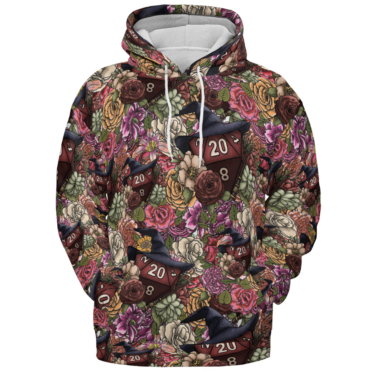 Wizard Dice  All-over Print Hoodie