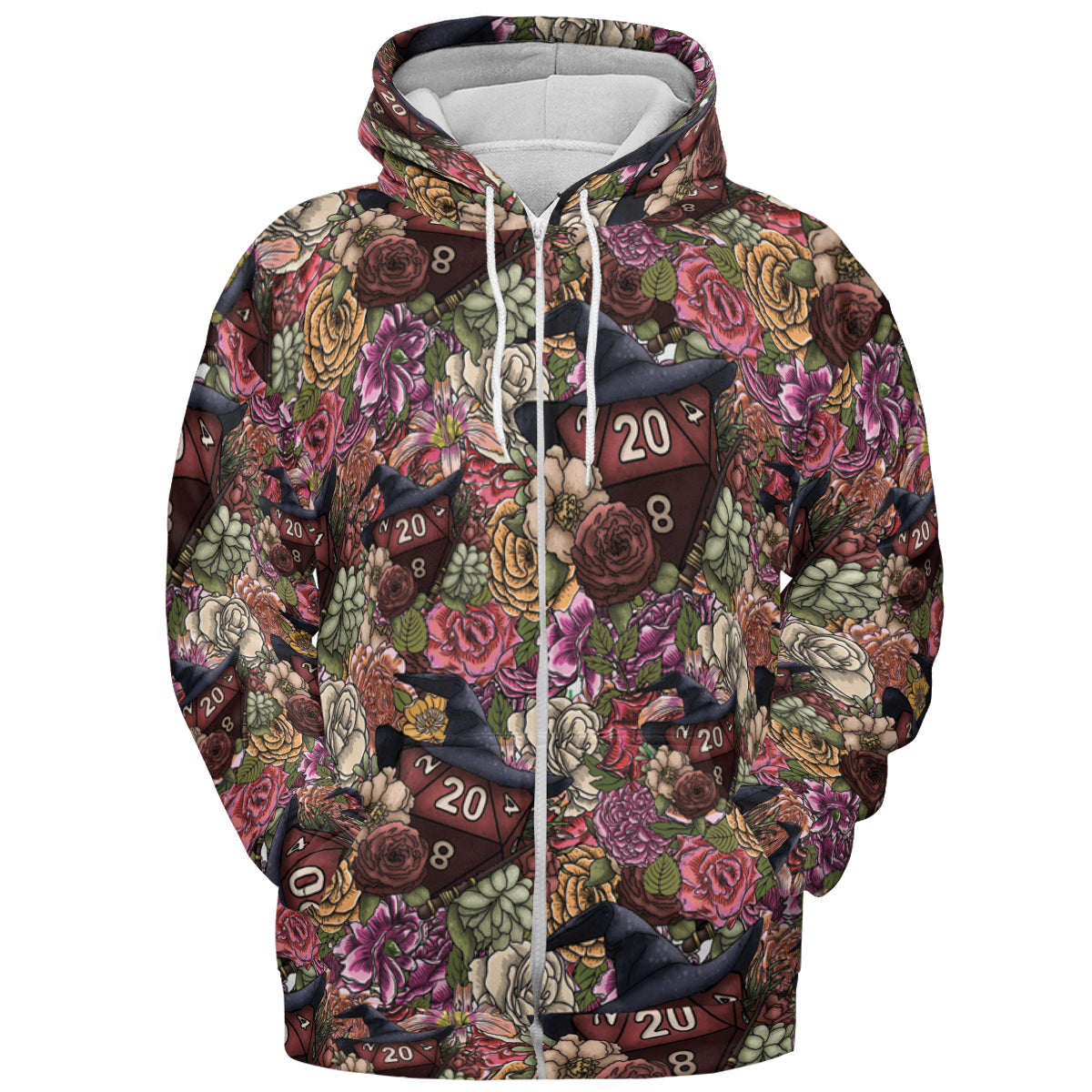 Wizard Dice  All-over Print Hoodie