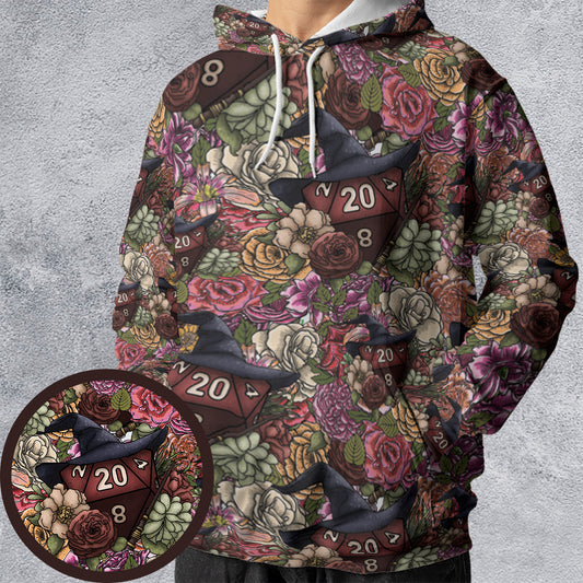 Wizard Dice  All-over Print Hoodie