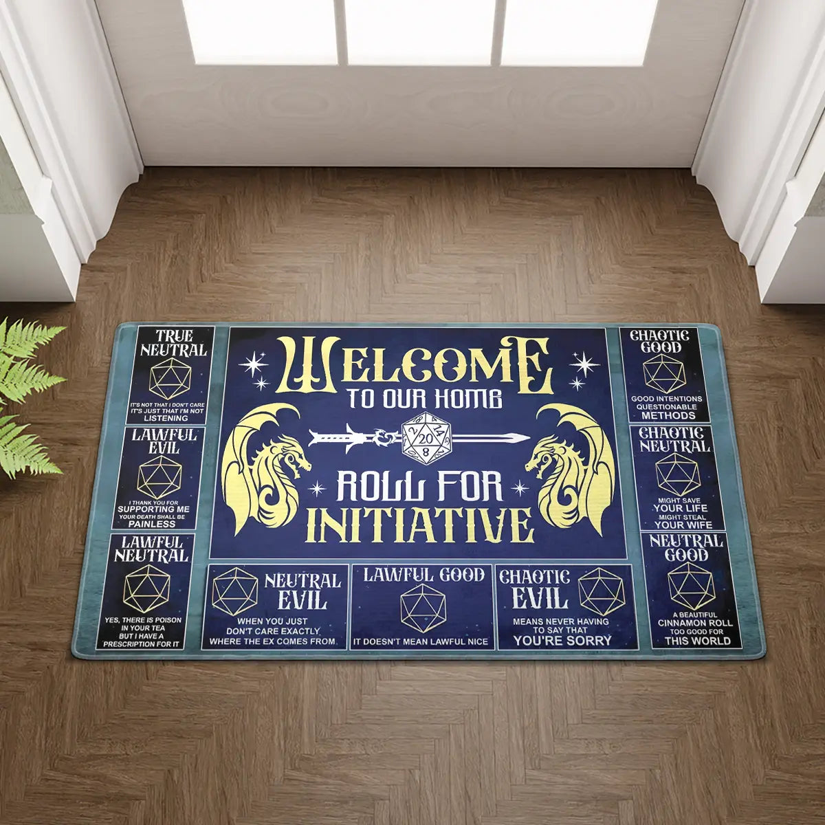 Roll For Initiative Welcome Doormat