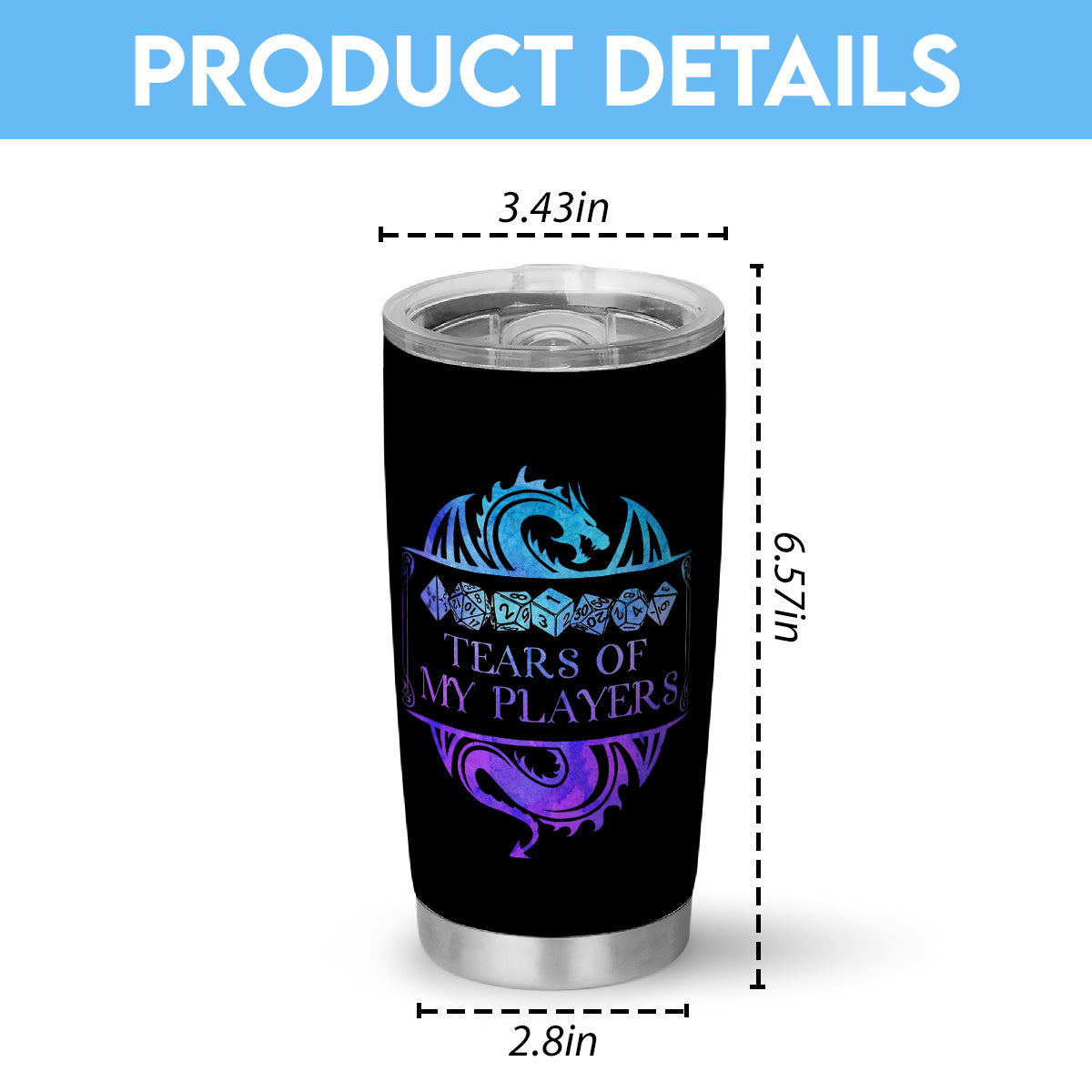 Tears Of My Players Tumbler
