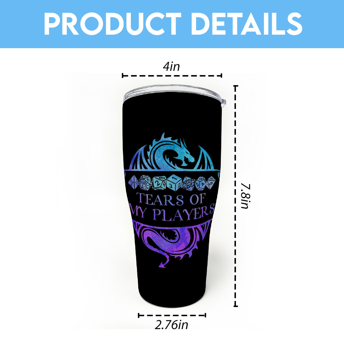 Tears Of My Players Tumbler
