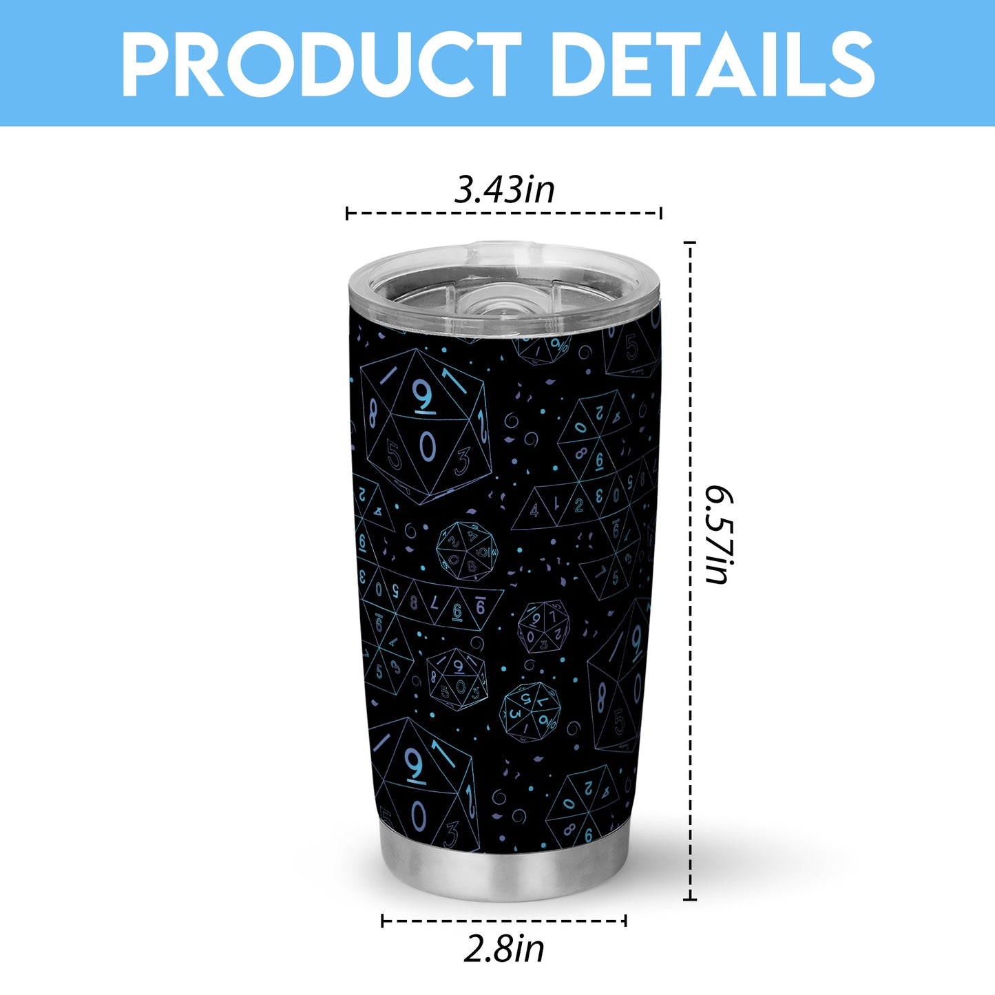 RPG Dice Engineering Tumbler