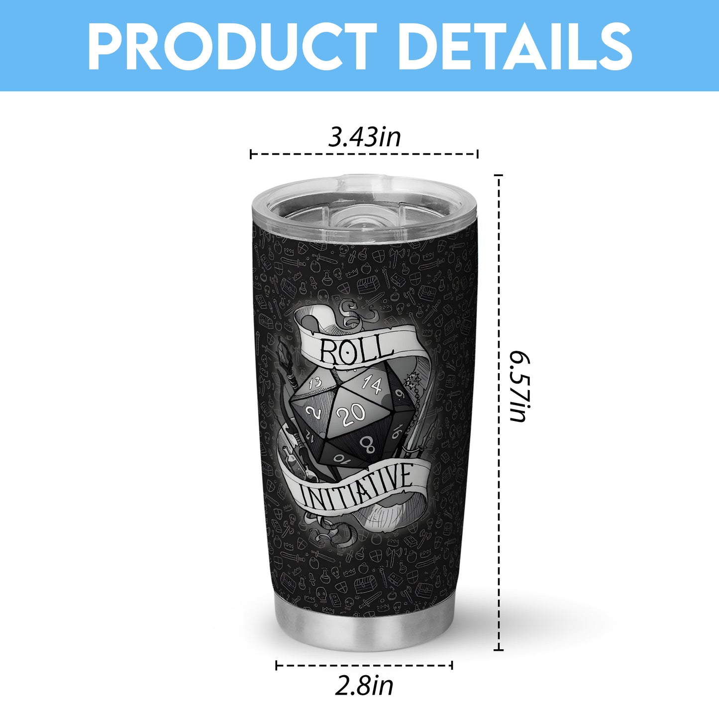 Roll Initiative Tumbler