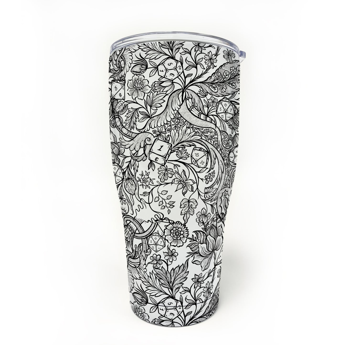 Fantasy Flower Dice Tumbler