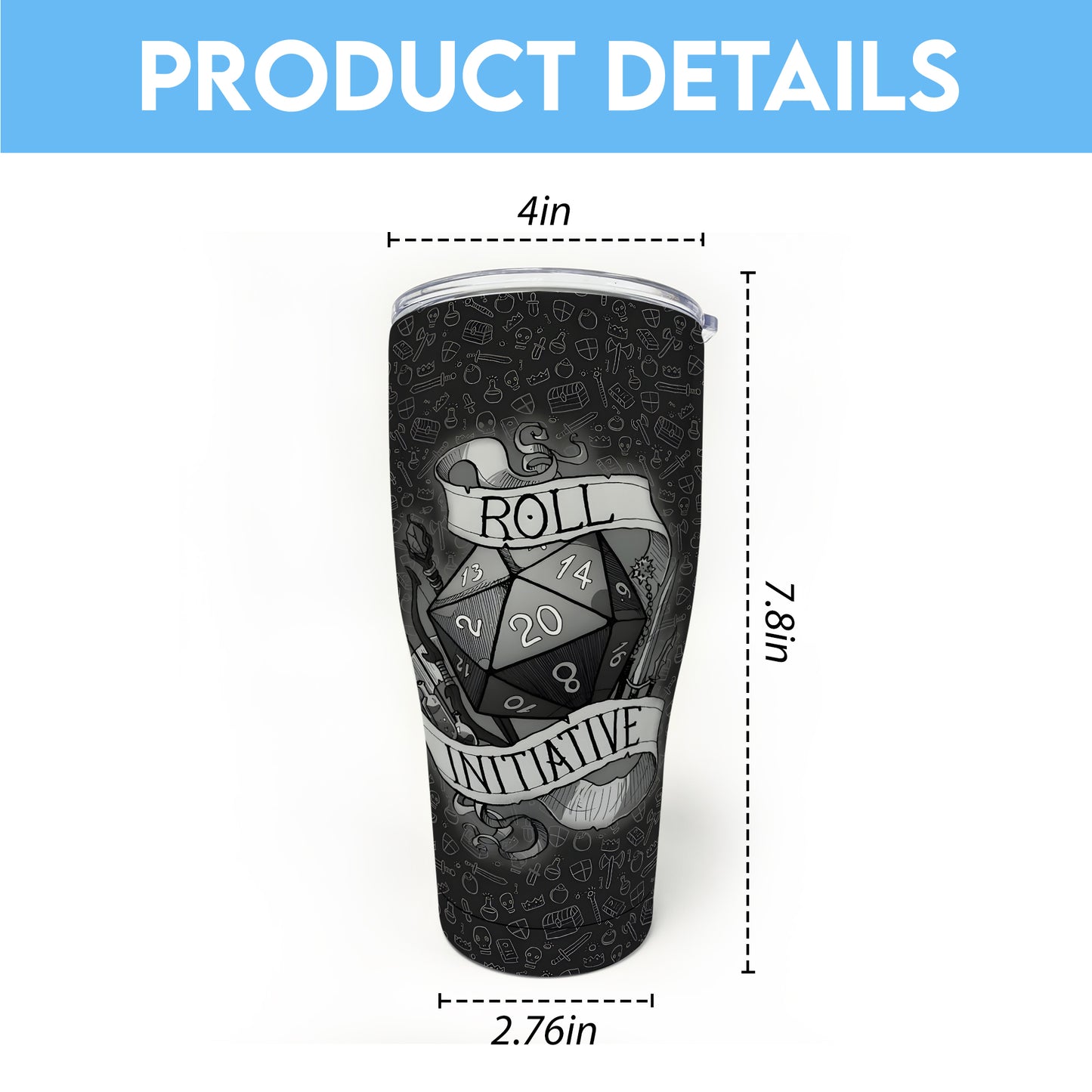 Roll Initiative Tumbler