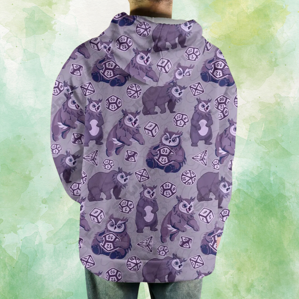 Owlbear All-over Print Hoodie