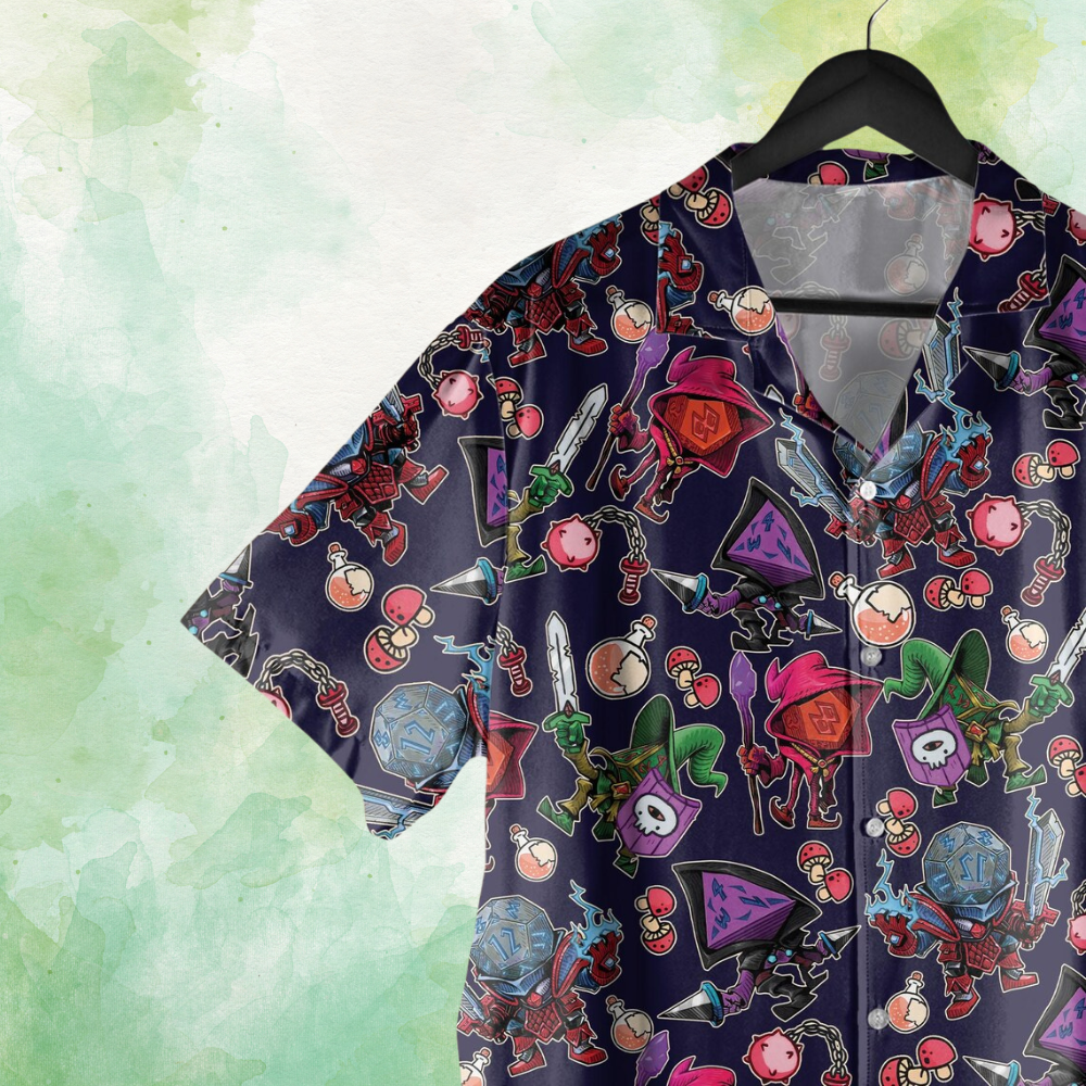 RPG Dungeon Master Bachelor Hawaiian Shirt