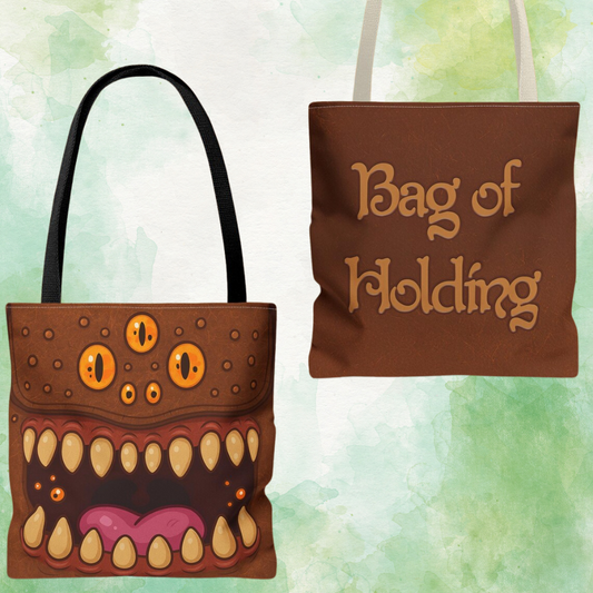 Mimic Bag Of Holding Tote Bag