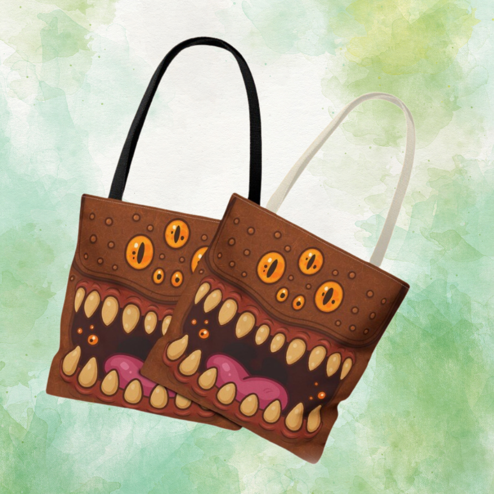 Mimic Bag Of Holding Tote Bag